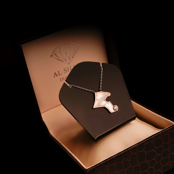 قلادة خريطة الكويت